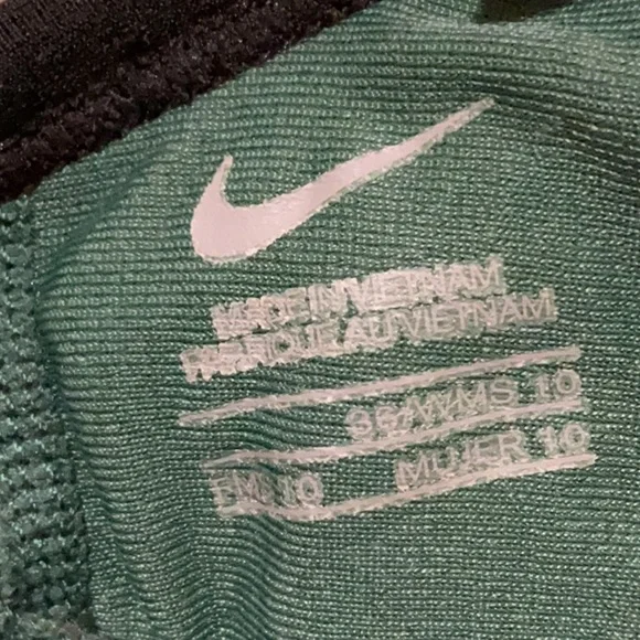 Nike Gorge Green Hydrastrong Racerback One Piece Performance Swimsuit Size 10 - Picture 7 of 10